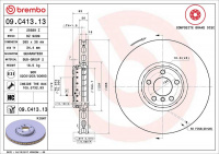 Brzdový kotouč BREMBO 09.C413. - BMW Brzdový kotouč BREMBO 09.C413. - BMW