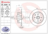 Brzdový kotouč BREMBO 08.5309.10 - OPEL