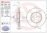 Brzdový kotouč BREMBO 09.7731.11