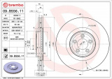 Brzdový kotouč BREMBO 09.B556.11 - JAGUAR
