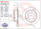 Brzdový kotouč BREMBO 09.B409.10 - KIA
