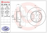 Brzdový kotouč BREMBO 08.9759.10 - IVECO
