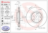 Brzdový kotouč BREMBO 09.D228.11 - MERCEDES-BENZ