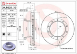 Brzdový kotouč BREMBO 09.B325.30