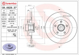 Brzdový kotouč BREMBO 08.A826.37