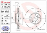 Brzdový kotouč BREMBO 09.C896.11 - BMW
