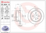 Brzdový kotouč BREMBO 08.9504.10 - BMW