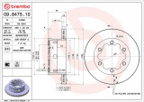 Brzdový kotouč BREMBO 09.8475.10 - MERCEDES-BENZ