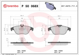 Sada brzdových destiček BREMBO P50068X - MERCEDES-BENZ