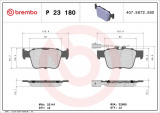 Sada brzdových destiček BREMBO P23180 - ALFA ROMEO, MASERATI