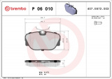 Sada brzdových destiček BREMBO P06010 - BMW