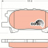 Sada brzdových destiček TRW GDB3339 - LEXUS RX300 03- , RX 05/03- Sada brzdových destiček TRW GDB3339 - LEXUS RX300 03- , RX 05/03-