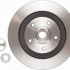Brzdový kotouč TRW DF6044BS - RENAULT LAGUNA III 07- / 300x11mm/ s ložiskem
