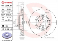 Brzdový kotouč BREMBO 09.C514.11