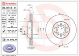Brzdový kotouč BREMBO 09.9145.11