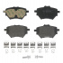 Sada brzdových destiček BREMBO P61122 - CITROËN, OPEL, PEUGEOT