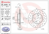 Brzdový kotouč BREMBO 09.A455.1X - HONDA