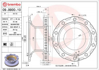 Brzdový kotouč BREMBO 09.9900.10