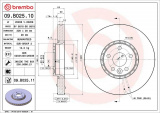 Brzdový kotouč BREMBO 09.B025.10
