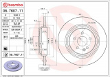 Brzdový kotouč BREMBO 08.7607.11 - MERCEDES-BENZ