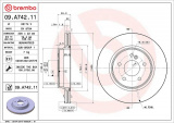 Brzdový kotouč BREMBO 09.A742.11 - CHRYSLER, MERCEDES-BENZ