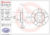 Brzdový kotouč BREMBO MAX 08.5149.75 - SEAT, VW