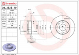 Brzdový kotouč BREMBO 08.3636.10 - FIAT, SEAT