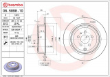 Brzdový kotouč BREMBO 08.5898.10 - CITROËN, FIAT
