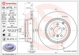 Brzdový kotouč BREMBO 09.A772.11 - LAND ROVER