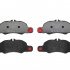 Sada brzdových destiček BREMBO P65018