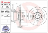 Brzdový kotouč BREMBO 08.5959.10 - IVECO