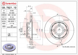 Brzdový kotouč BREMBO 09.7821.10 - AUDI