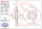 Brzdový kotouč BREMBO 09.9363.10 - ALFA ROMEO
