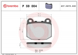 Sada brzdových destiček BREMBO P59004 - OPEL