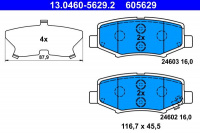 Sada brzdových destiček ATE 13.0460-5629 (AT 605629) Sada brzdových destiček ATE 13.0460-5629 (AT 605629)