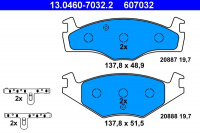 Sada brzdových destiček ATE 13.0460-7032 (AT 607032) - SEAT, VW Sada brzdových destiček ATE 13.0460-7032 (AT 607032) - SEAT, VW