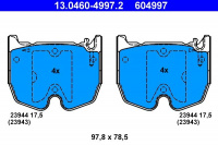 Sada brzdových destiček ATE 13.0460-4997 (AT 604997) - MERCEDES-BENZ