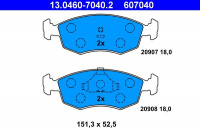Sada brzdových destiček ATE 13.0460-7040 (AT 607040) - FORD Sada brzdových destiček ATE 13.0460-7040 (AT 607040) - FORD