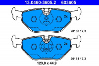 Sada brzdových destiček ATE 13.0460-3605 (AT 603605) - BMW, MG, ROVER Sada brzdových destiček ATE 13.0460-3605 (AT 603605) - BMW, MG, ROVER