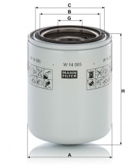 Olejový filtr MANN MF W14005