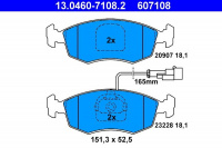 Sada brzdových destiček ATE 13.0460-7108 (AT 607108) - FIAT Sada brzdových destiček ATE 13.0460-7108 (AT 607108) - FIAT