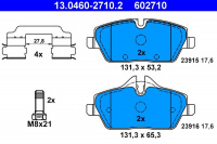 Sada brzdových destiček ATE 13.0460-2710 (AT 602710) - BMW, MINI Sada brzdových destiček ATE 13.0460-2710 (AT 602710) - BMW, MINI