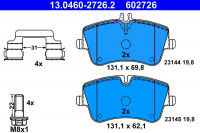 Sada brzdových destiček ATE 13.0460-2726 (AT 602726) - MERCEDES-BENZ