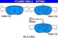 Sada brzdových destiček ATE 13.0460-7064 (AT 607064) - FIAT
