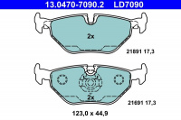 Sada brzdových destiček ATE Ceramic 13.0470-7090 (AT LD7090) - BMW Sada brzdových destiček ATE Ceramic 13.0470-7090 (AT LD7090) - BMW