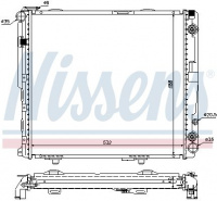 Chladič motoru NISSENS 62699A Chladič motoru NISSENS 62699A