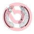Sada brzdových čelistí BREMBO S68548