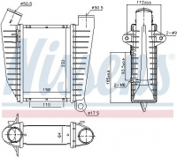 Chladič turba NISSENS 96864 Chladič turba NISSENS 96864