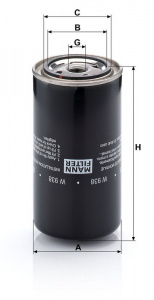 Olejový filtr MANN W938 (MF W938)