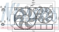 Ventilátor chladiče NISSENS 85263 Ventilátor chladiče NISSENS 85263